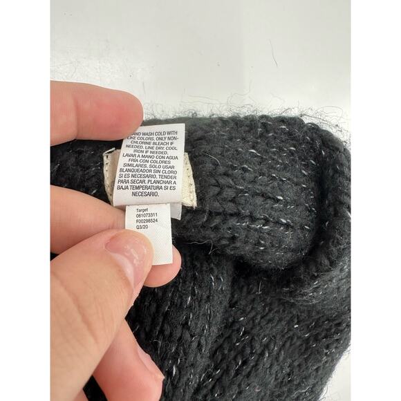 Universal Threads Womens Winter Headband Black Knit Ear Covering Twisted - Picture 4 of 8